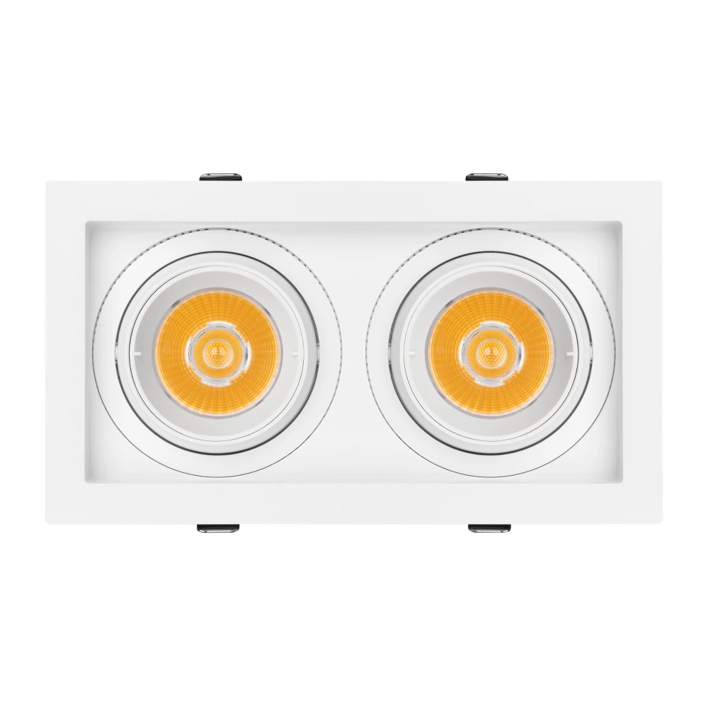 Светильник MS-VORTEX-BUILT-S210x117-2x20W Warm3000 (WH-WH, 20 deg, 230V) (Arlight, IP20 Металл, 5 лет) 057762 - Viokon.com