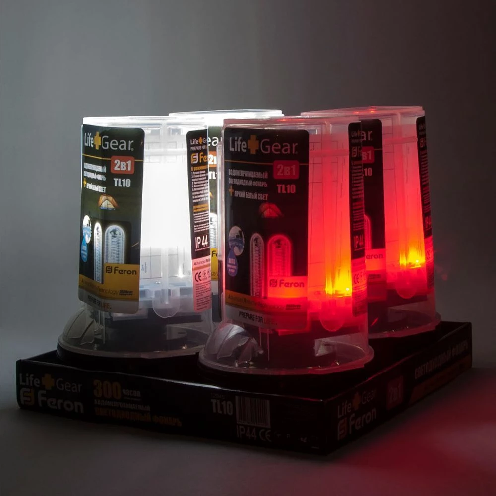 Фонарь 17+4 Leds черный 4*АA, TL10 (12945) - Viokon.com
