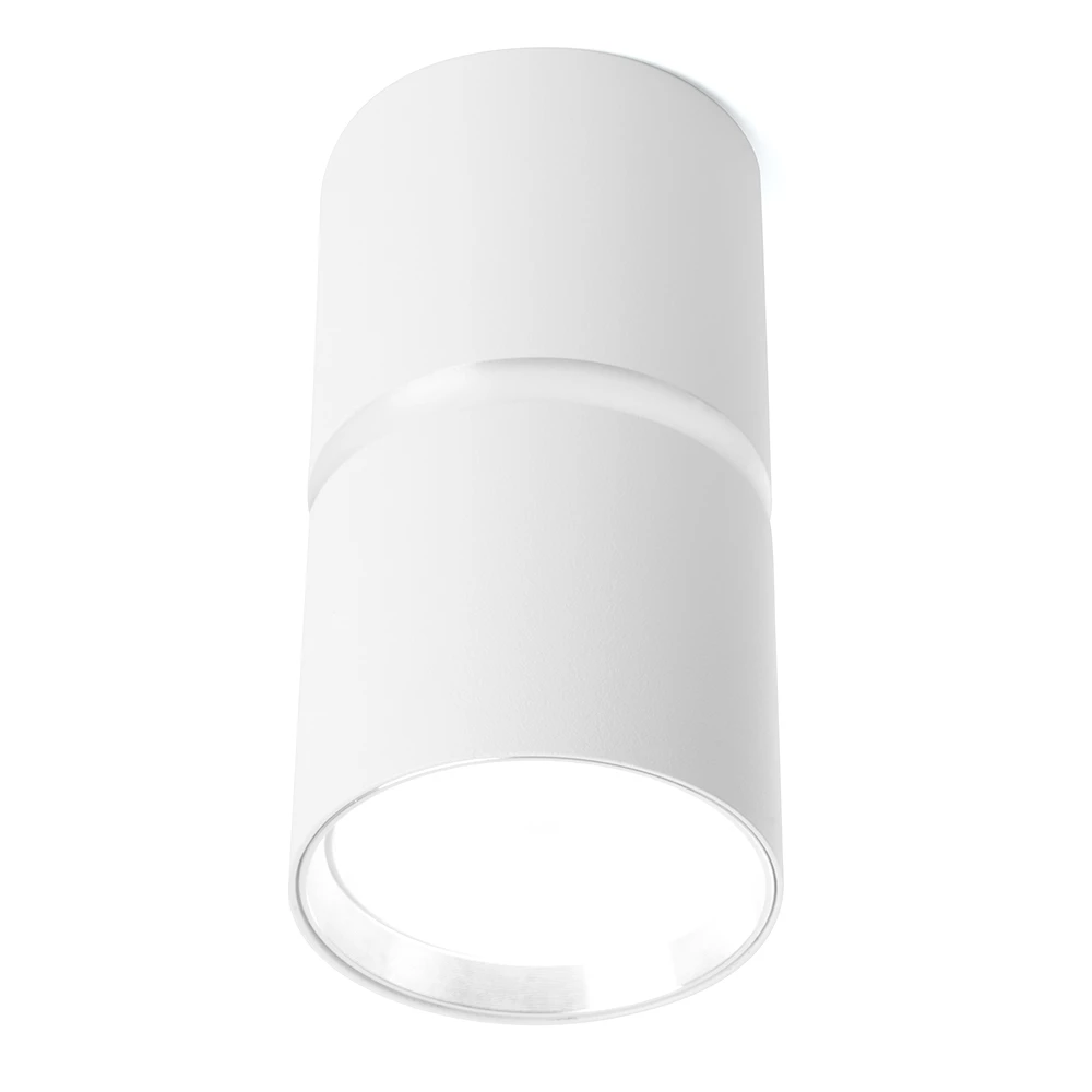 Светильник потолочный Feron ML186 Barrel ZEN MR16 GU10 35W 230V, белый, хром (48640) - Viokon.com