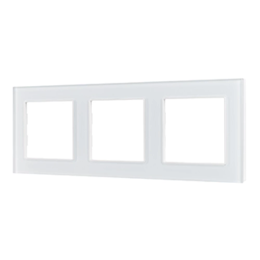 Рамка стеклянная FRM-GLARE-GS-3-WH (Arlight, -) 043799 - Viokon.com