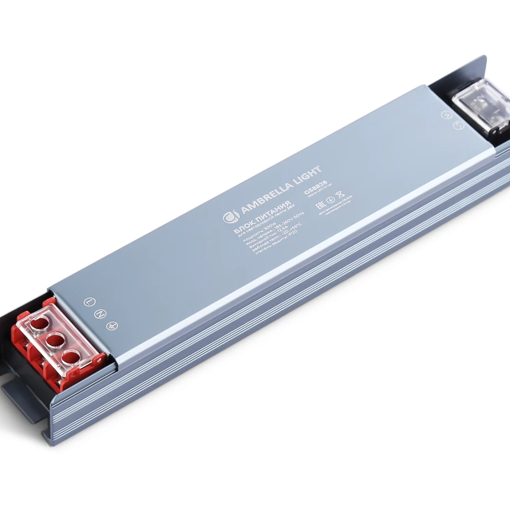 Блок питания для светодиодной ленты 24V 300W 12.5A IP20 185-260V 195*35*22 GS8828 GS8828 блок питания 24V 300W 12.5A IP20 185-260V 195*35*22 - Viokon.com