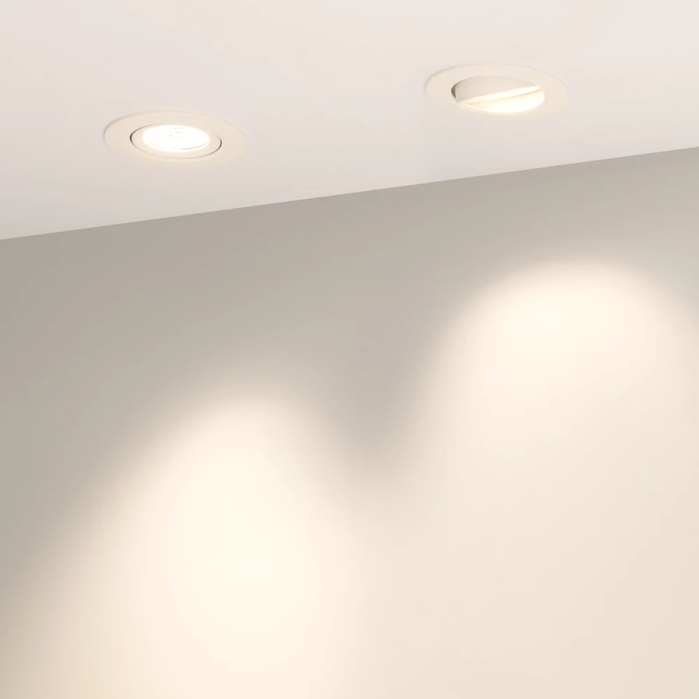 Светильник LTD-POLAR-TURN-R80-5W Warm3000 (WH, 36 deg, 230V) (Arlight, IP20 Пластик, 3 года) 032857 - Viokon.com
