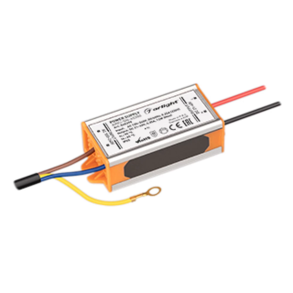 Блок питания ARPJ-SN-40350 (12W, 21-40V, 350mA) (Arlight, IP65 Металл, 3 года) 045398 - Viokon.com