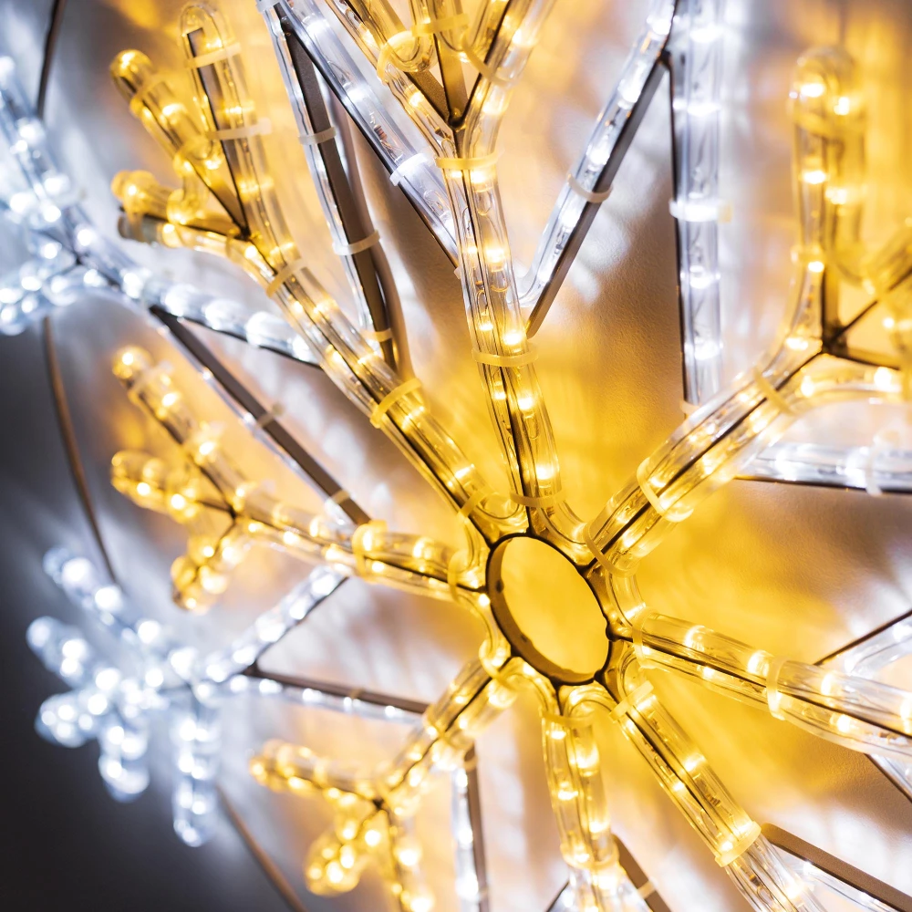 Фигура светодиодная ARD-SNOWFLAKE-M12-900x900-576LED White/Warm (230V, 36W) (Ardecoled, IP65, 1 год) 034262 - Viokon.com