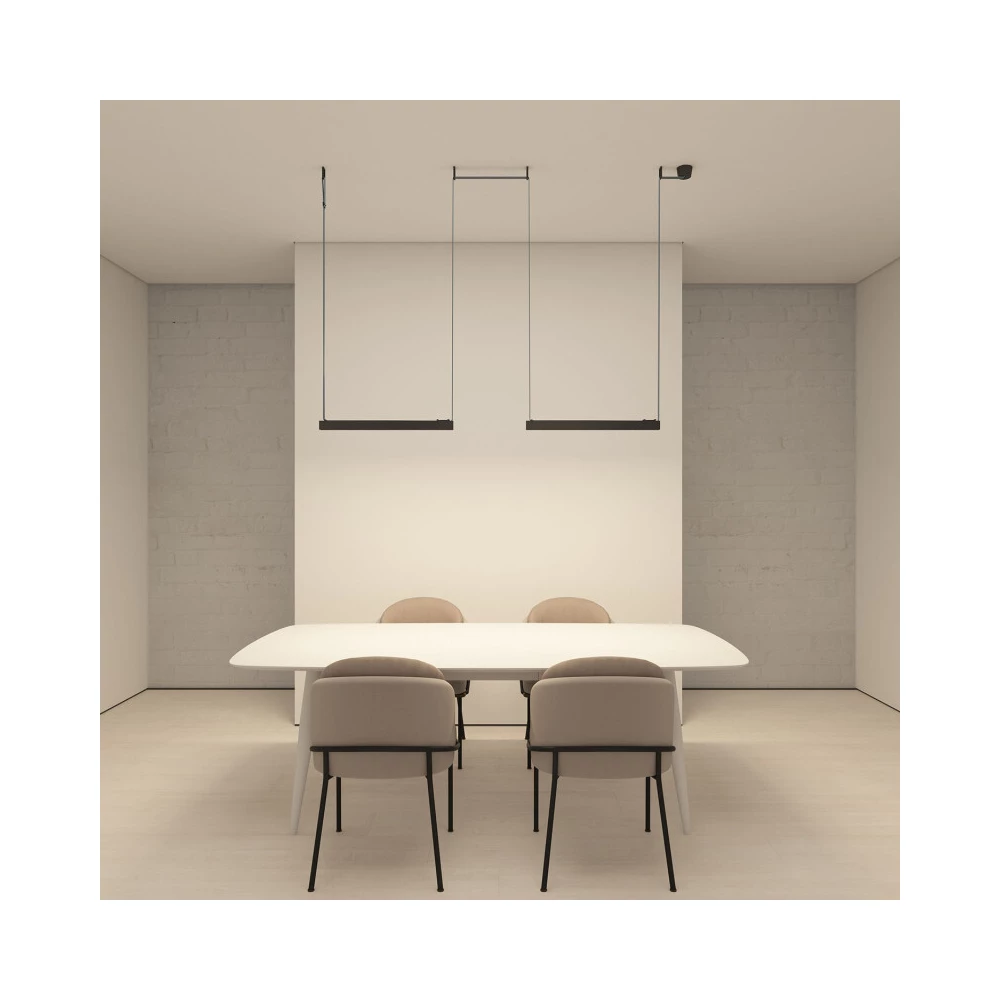 DK5572-BK Cветильник для трека-ремня Belty серия Grill со светодиодом L642W40H45мм 48V DC 24W RA90 24 4000K IP20 черный алюминий - Viokon.com
