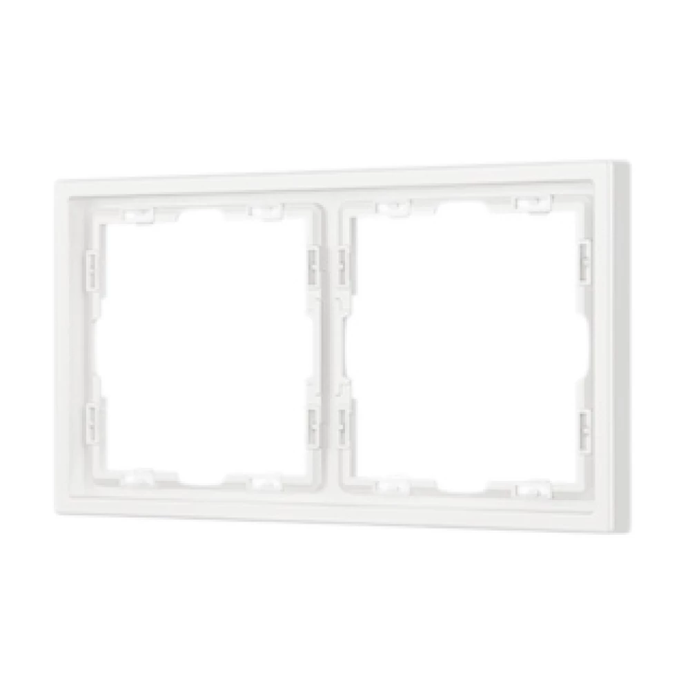 Рамка пластиковая FRM-NOBE-SFPL-2-WH (Arlight, Белый кварц) 054215 - Viokon.com