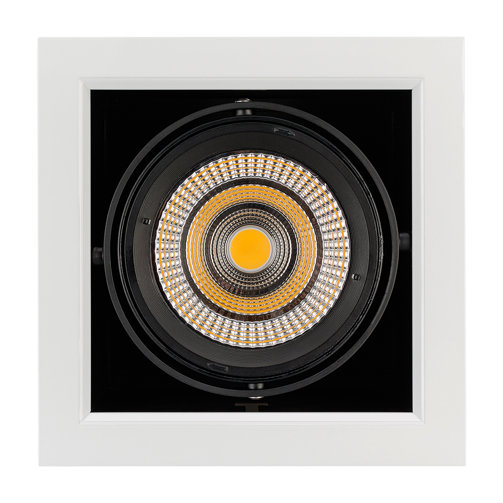 Светильник CL-KARDAN-S190x190-25W Warm3000 (WH-BK, 30 deg) (Arlight, IP20 Металл, 3 года) 024985 - Viokon.com