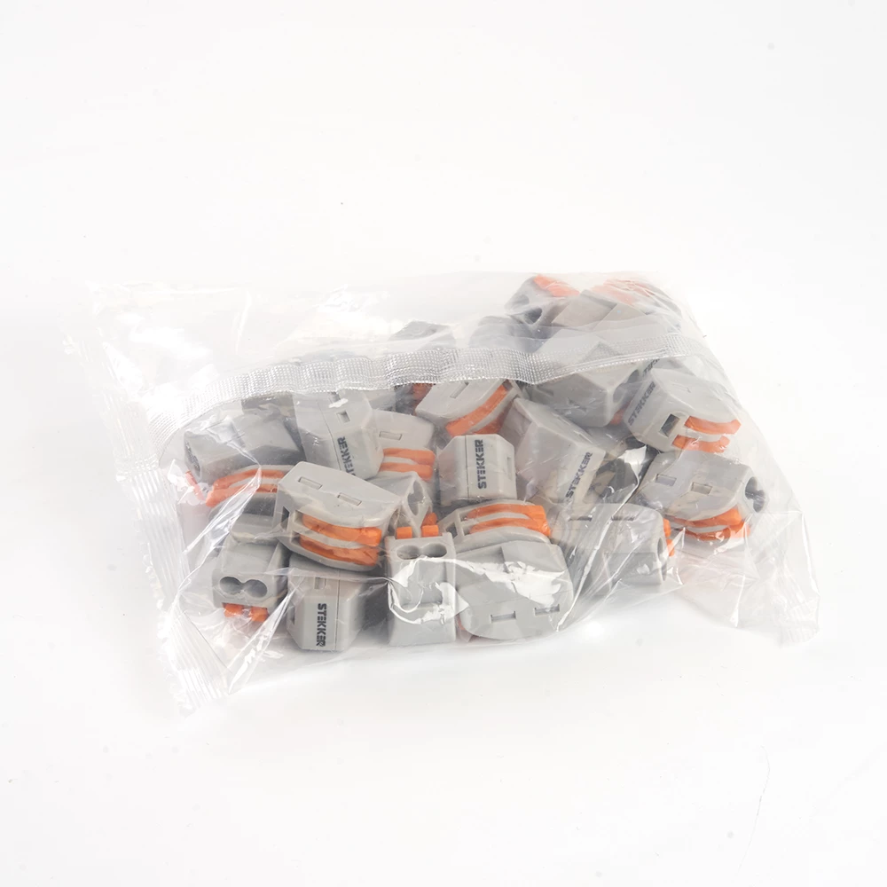 Клемма строительно-монтажная 2-проводная STEKKER, LD222-612 (39866) - Viokon.com