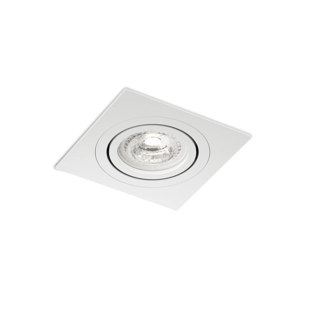 Встраиваемый светильник PRIME GU53 до 15 Вт LED IP20 белый алюминий - Viokon.com
