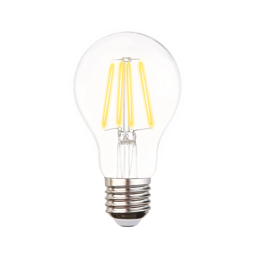 Филаментная светодиодная лампа A60 Лампа Filament LED A60-F 6W E27 4200K (60W) - Viokon.com