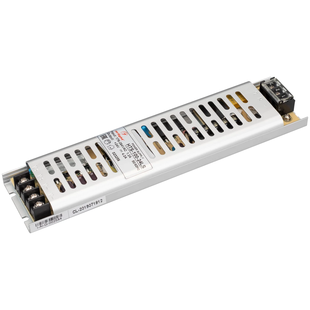 Блок питания HTS-100-24-LS (24V, 4,2A, 100W) (Arlight, IP20 Сетка, 3 года) 023256 - Viokon.com