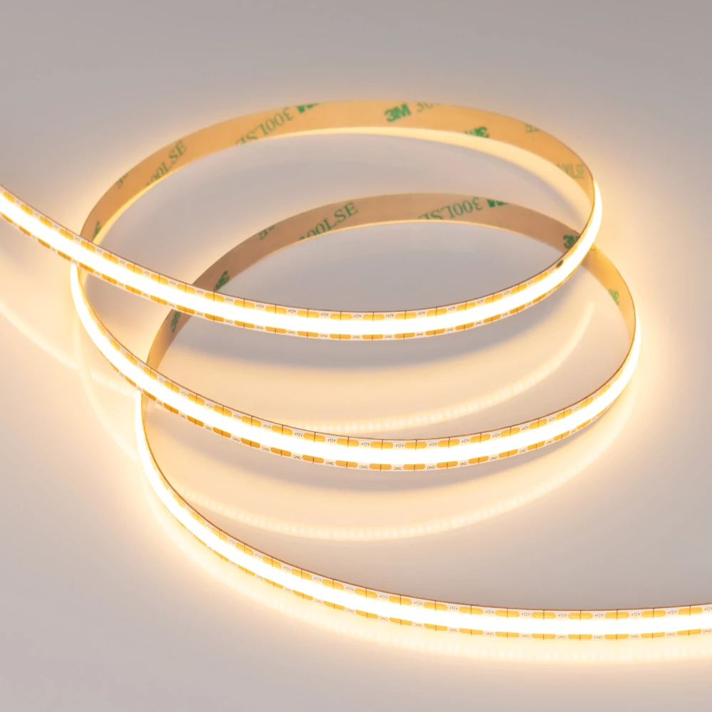 Лента COB-X528-8mm 12V Warm2700 (11 W/m, IP20, CSP, 5m) (Arlight, -) 041795 - Viokon.com