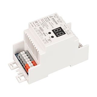 INTELLIGENT ARLIGHT Диммер DALI-104-1.5kHz-PD-DIN (12-36V, 4х5А) (IARL, DIN-рейка) 026774 - Viokon.com