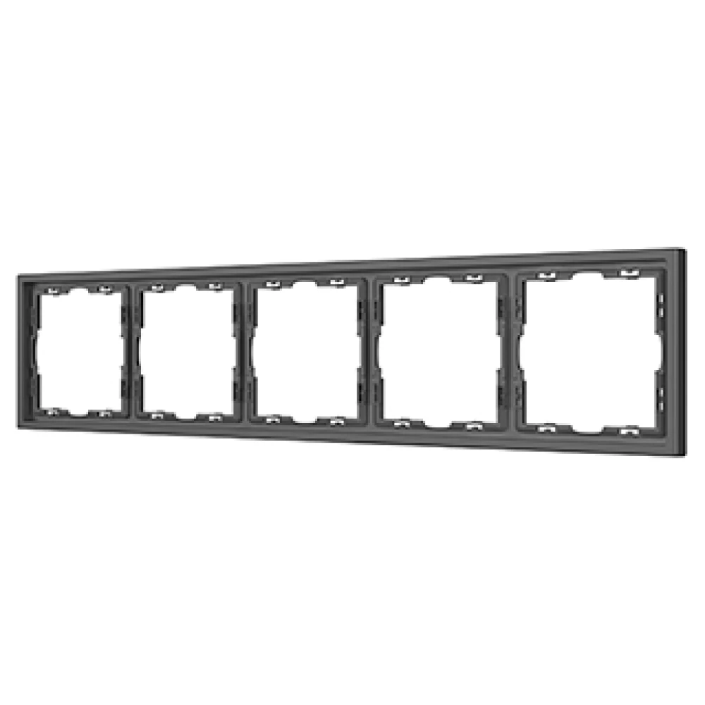 Рамка пластиковая FRM-NOBE-SFPL-5-GR (Arlight, Серый базальт) 054230 - Viokon.com