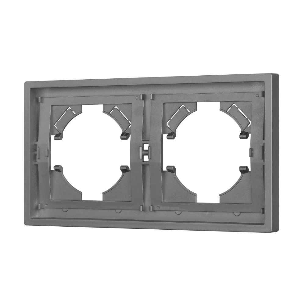 Рамка пластиковая FRM-TENDO-PL-2-GR (Arlight, Графитовый) 053841 - Viokon.com