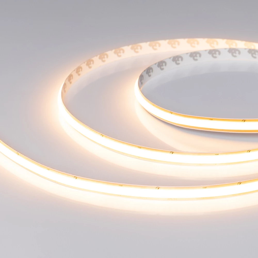Лента SOB-M288-10mm 24V Warm2700 (10 W/m, IP20, 5m) (Arlight, резка 1 светодиод) 062071 - Viokon.com