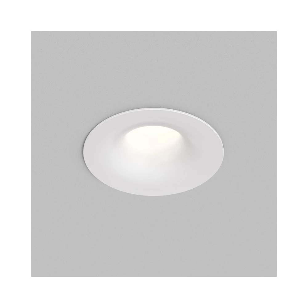 DK2430-WH Встраиваемый светильник SHINE GLOW 15Вт 3000-4000К IP20 белый матовый алюминий - Viokon.com