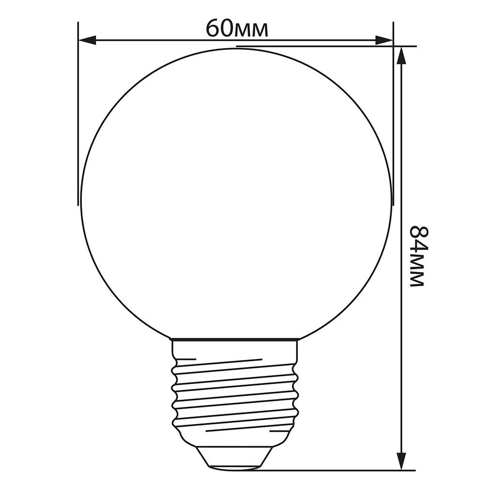 Лампа светодиодная Feron LB-371 Шар E27 3W 230V 2700K матовый (25903) - Viokon.com
