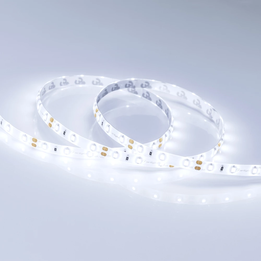 Лента RTW 2-5000SE 12V Cool (3528, 300 LED, LUX) (Arlight, 4.8 Вт/м, IP65) 016836 - Viokon.com