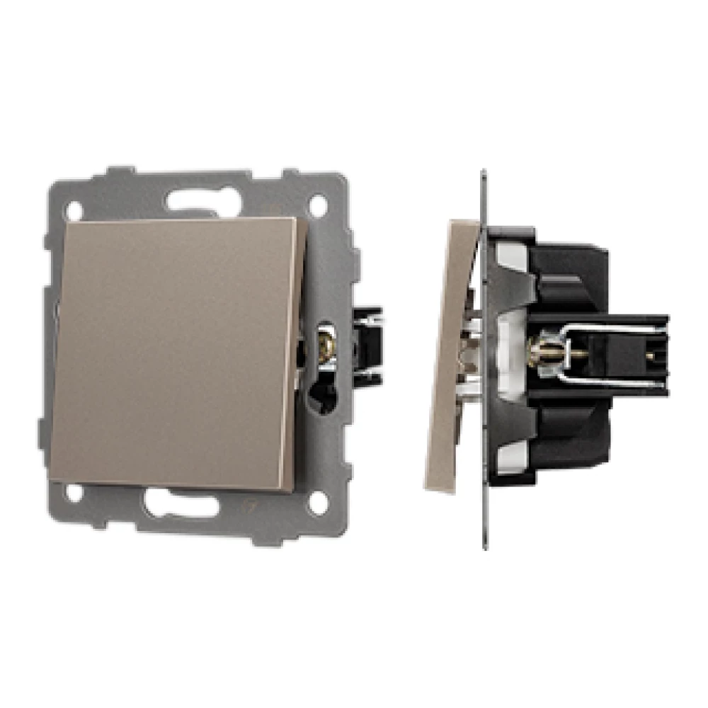 Механизм выключателя одноклавишный проходной SWT-MKP1-PL-GD-V (250V, 10A) (Arlight, -) 049874 - Viokon.com
