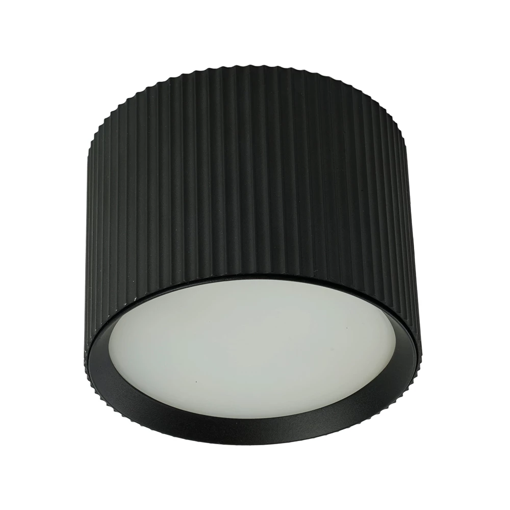 Светильник потолочный Feron HL458  Barrel ARIA 12W, 230V, GX53, черный (51671) - Viokon.com