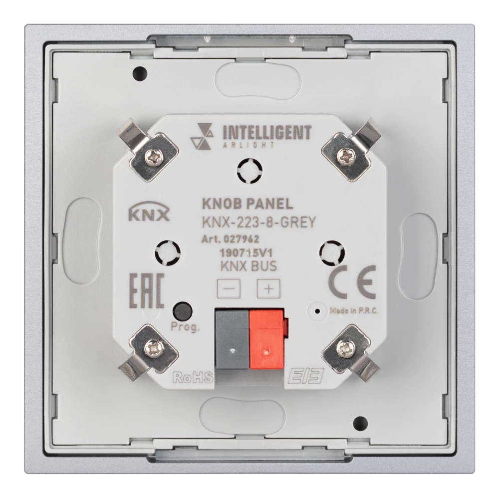 INTELLIGENT ARLIGHT Панель KNX-223-8-GREY (BUS) (IARL, IP20 Металл, 3 года) 027962 - Viokon.com