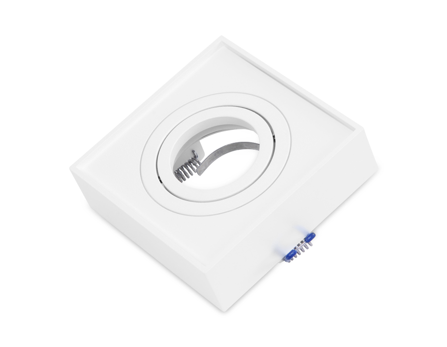 Точечный поворотный светильник MR16 TN154 WH белый GU5.3 96*96*50 - Viokon.com