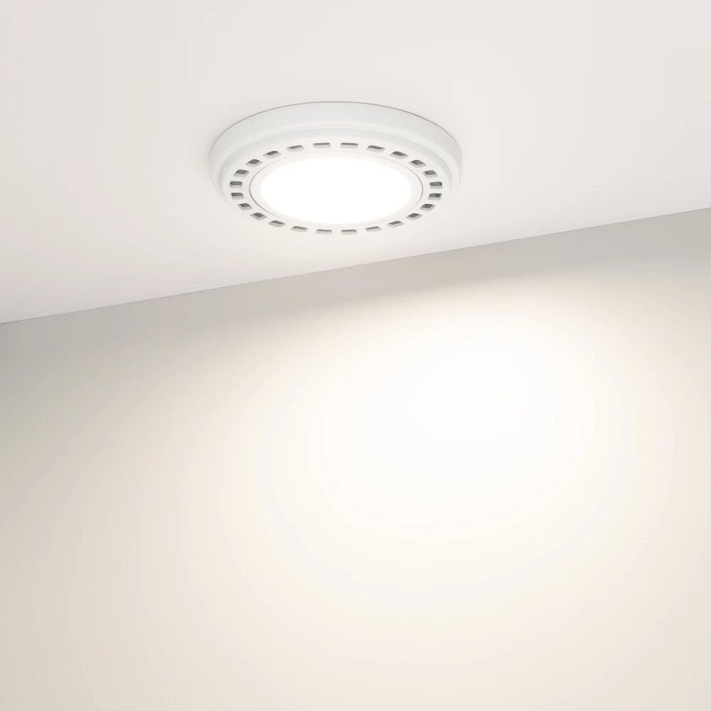 Лампа AR111-UNIT-G53-12W- Day4000 (WH, 120 deg, 12V) (Arlight, Металл) 025637 - Viokon.com
