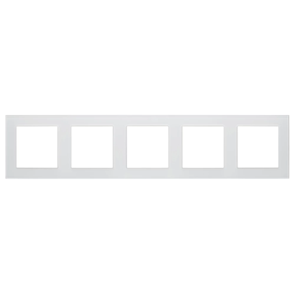 Рамка стеклянная FRM-GLARE-GS-5-WH (Arlight, -) 043805 - Viokon.com