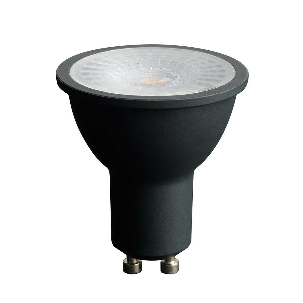 Лампа светодиодная Feron.PRO LB-1607 GU10 7W 175-265V 2700K в черном корпусе (48956) - Viokon.com