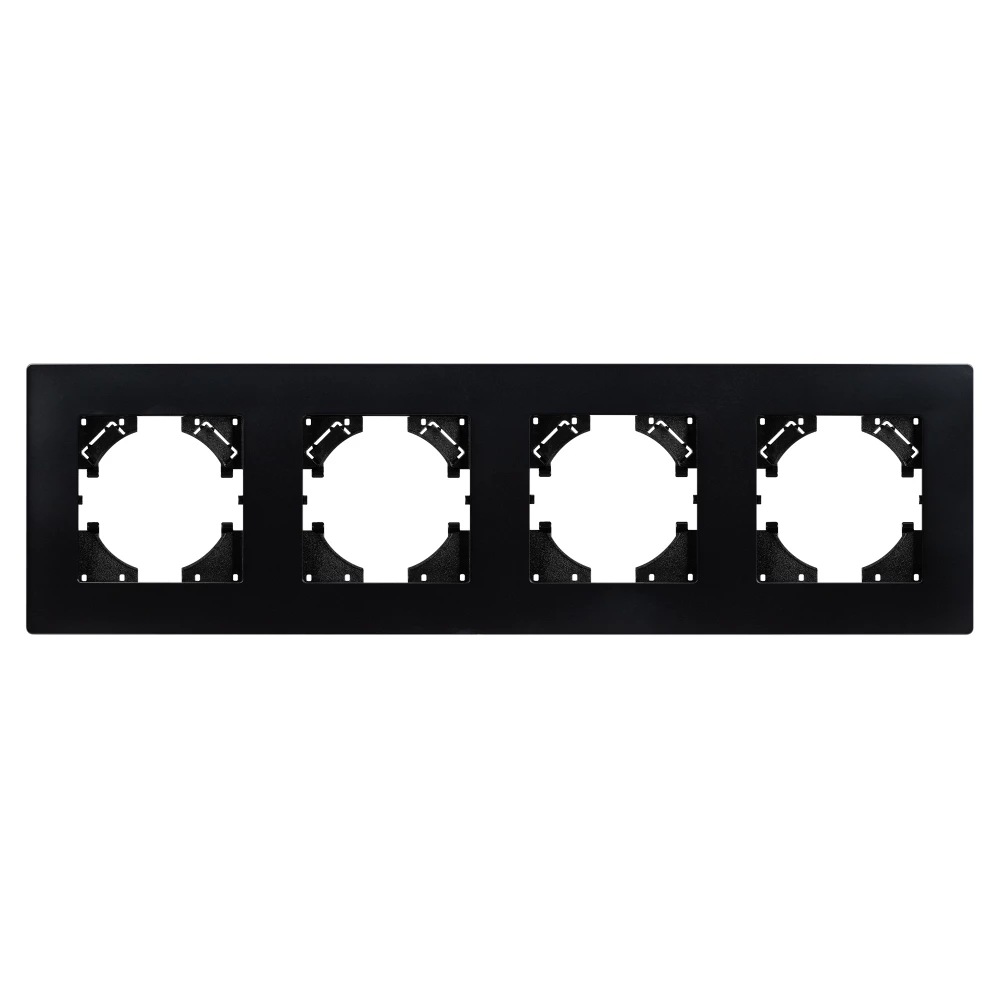 Рамка пластиковая FRM-PERIO-PL-4-BK (Arlight, -) 049759 - Viokon.com