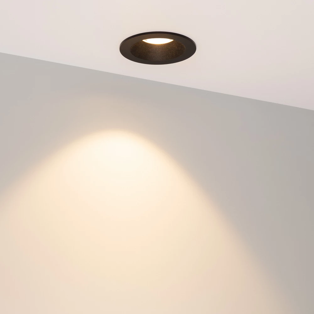 Светильник MS-ATOLL-BUILT-R86-10W Warm3000 (BK, 60 deg, 230V) (Arlight, IP54 Металл, 5 лет) 041573 - Viokon.com