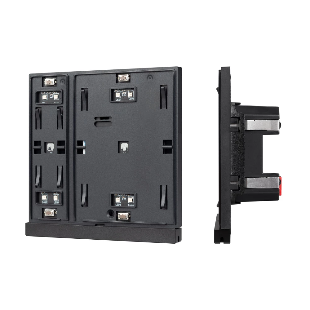 INTELLIGENT ARLIGHT Механизм панели KNX-302-22-IN Black (Bus) (IARL, IP20 Пластик, 2 года) 043108 - Viokon.com