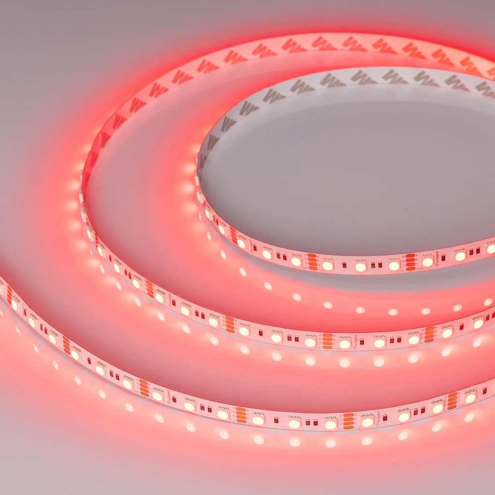 Лента RT-B72-10mm 12V RGB (15 W/m, IP20, 5060, 5m) (Arlight, 15 Вт/м, IP20) 016246(2) - Viokon.com