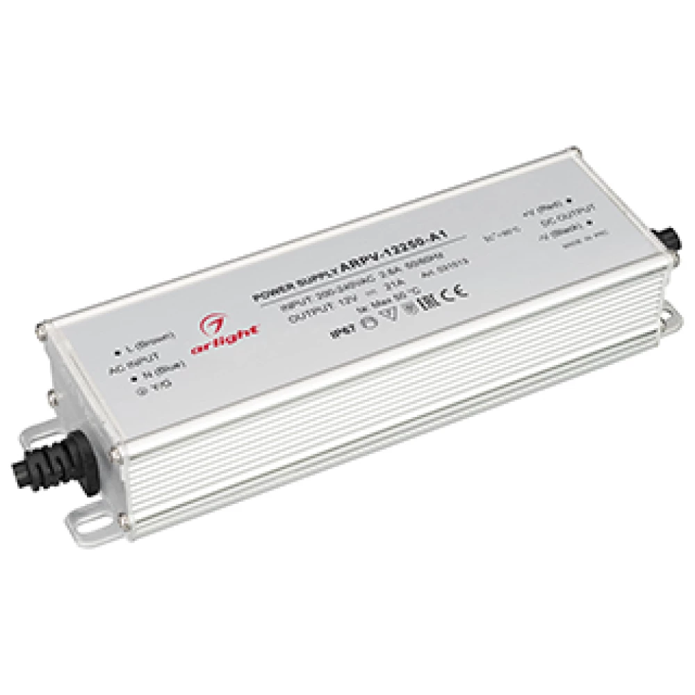 Блок питания ARPV-12250-A1 (12V, 21A, 252W) (Arlight, IP67 Металл, 3 года) 031513 - Viokon.com