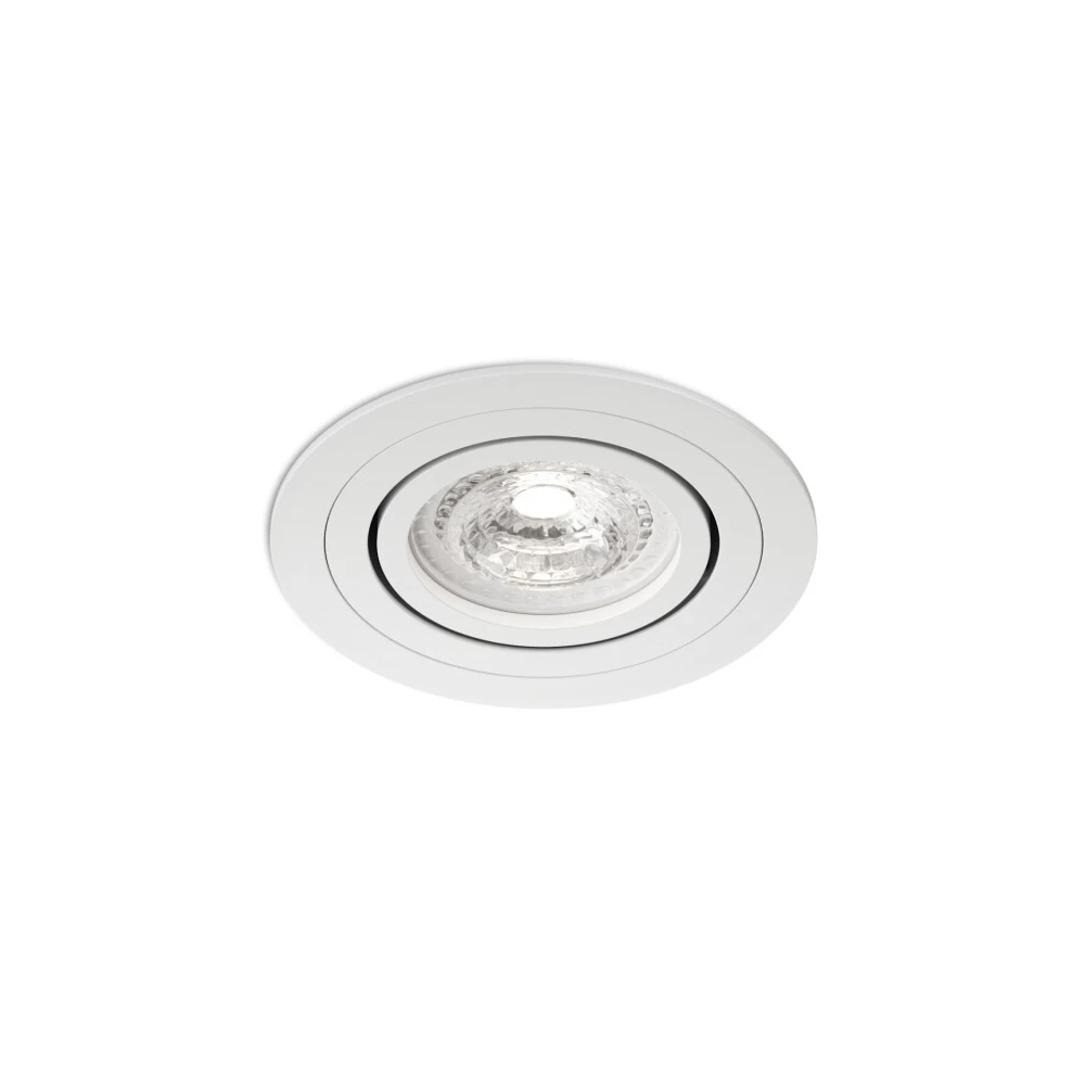Встраиваемый светильник PRIME GU53 до 15 Вт LED IP20 белый алюминий - Viokon.com
