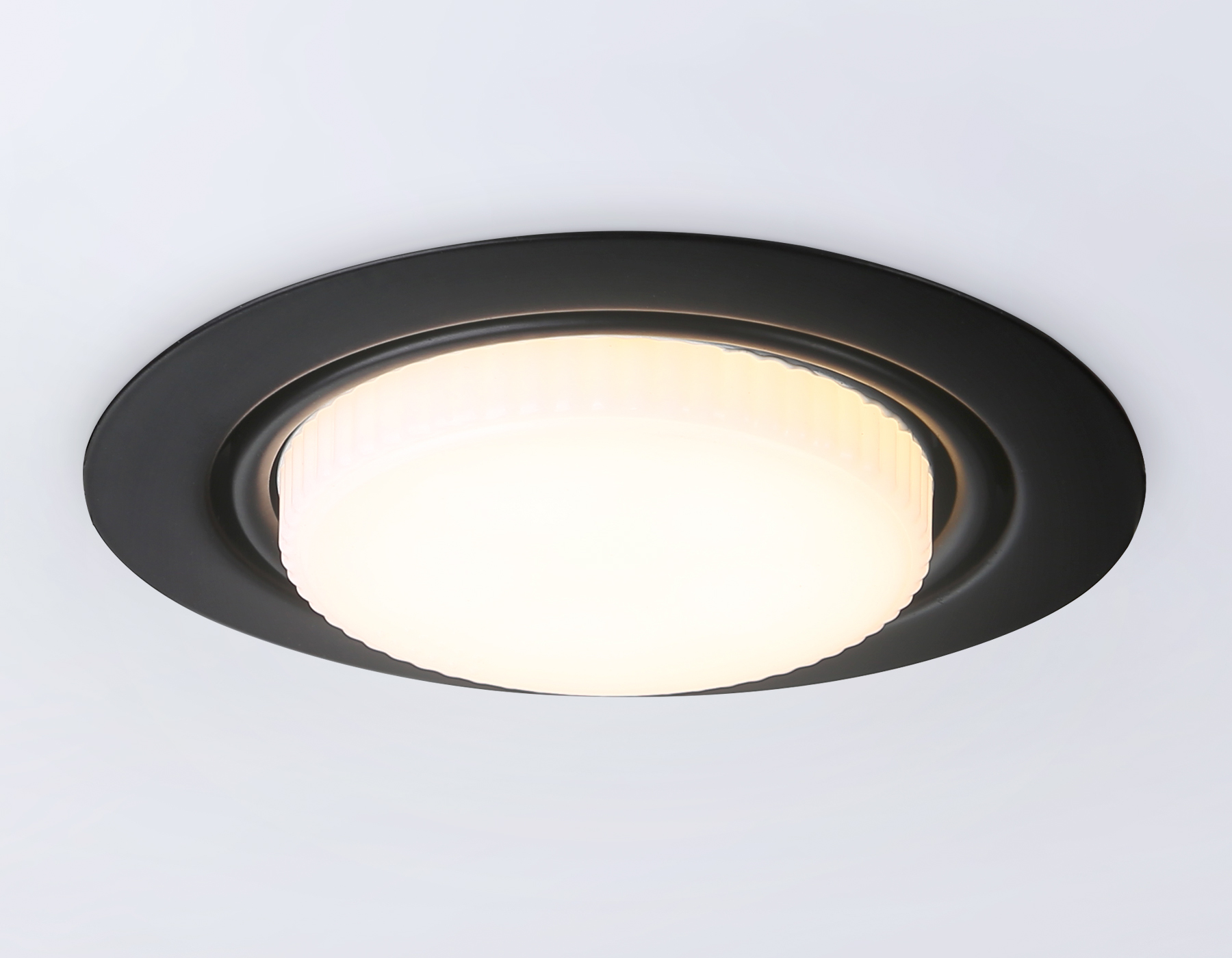 Светильник встраиваемый поворотный со сменной лампой GX53 G10123 BK черный GX53 max 12W D120*48 - Viokon.com