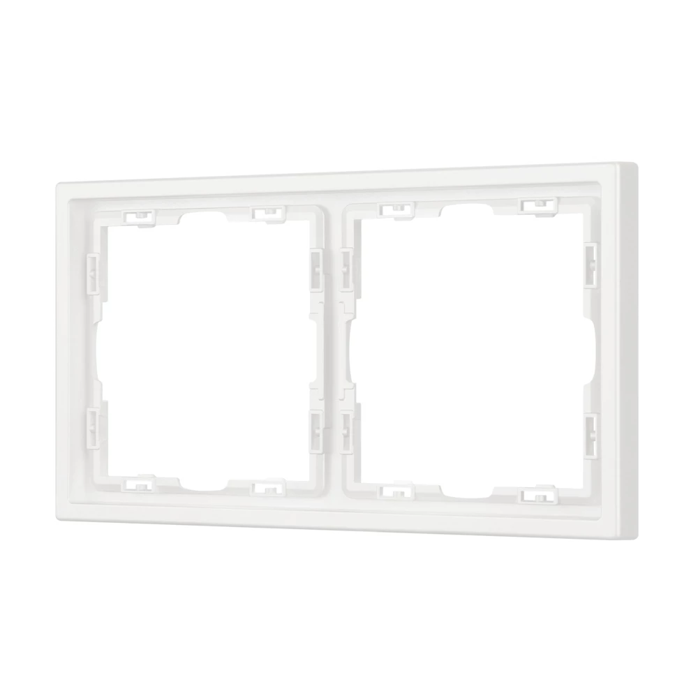 Рамка пластиковая FRM-NOBE-SFPL-2-WH (Arlight, Белый кварц) 054215 - Viokon.com