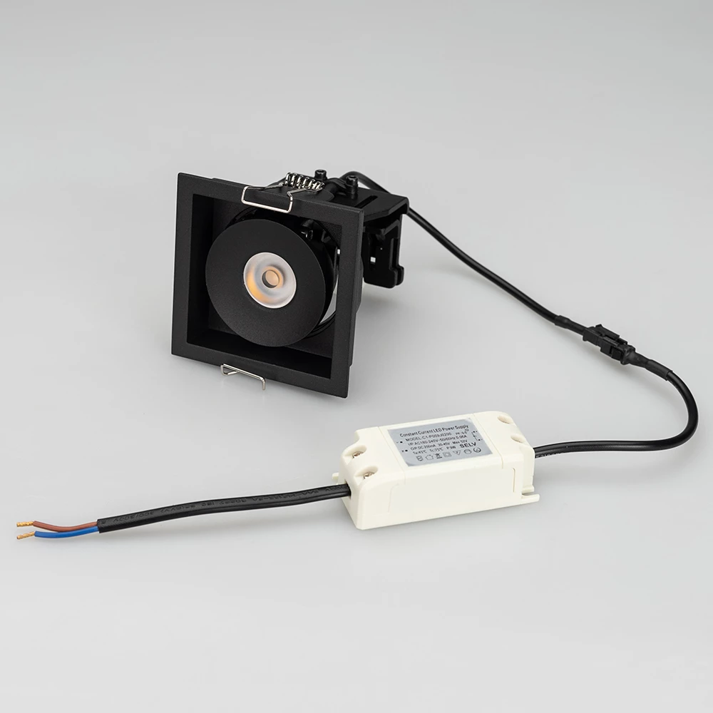Светильник CL-SIMPLE-S80x80-9W Day4000 (BK, 45 deg) (Arlight, IP20 Металл, 3 года) 026875 - Viokon.com