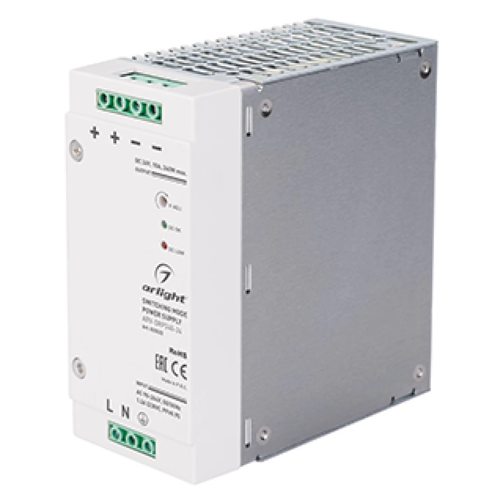 Блок питания ARV-DRP240-24 (24V, 10A, 240W, PFC) (Arlight, IP20 DIN-рейка) 023022 - Viokon.com