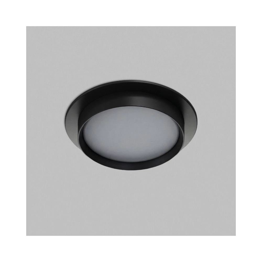 Встраиваемый светильник RATIO GX53 до 15 Вт LED IP20 черный алюминий акрил - Viokon.com