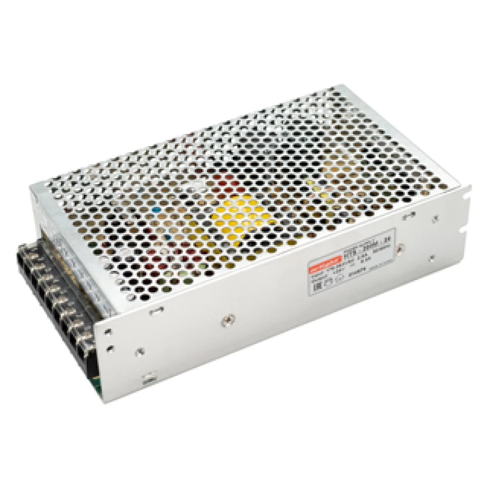 Блок питания HTS-200M-24 (24V, 8.3A, 200W) (Arlight, IP20 Сетка, 3 года) 014979 - Viokon.com