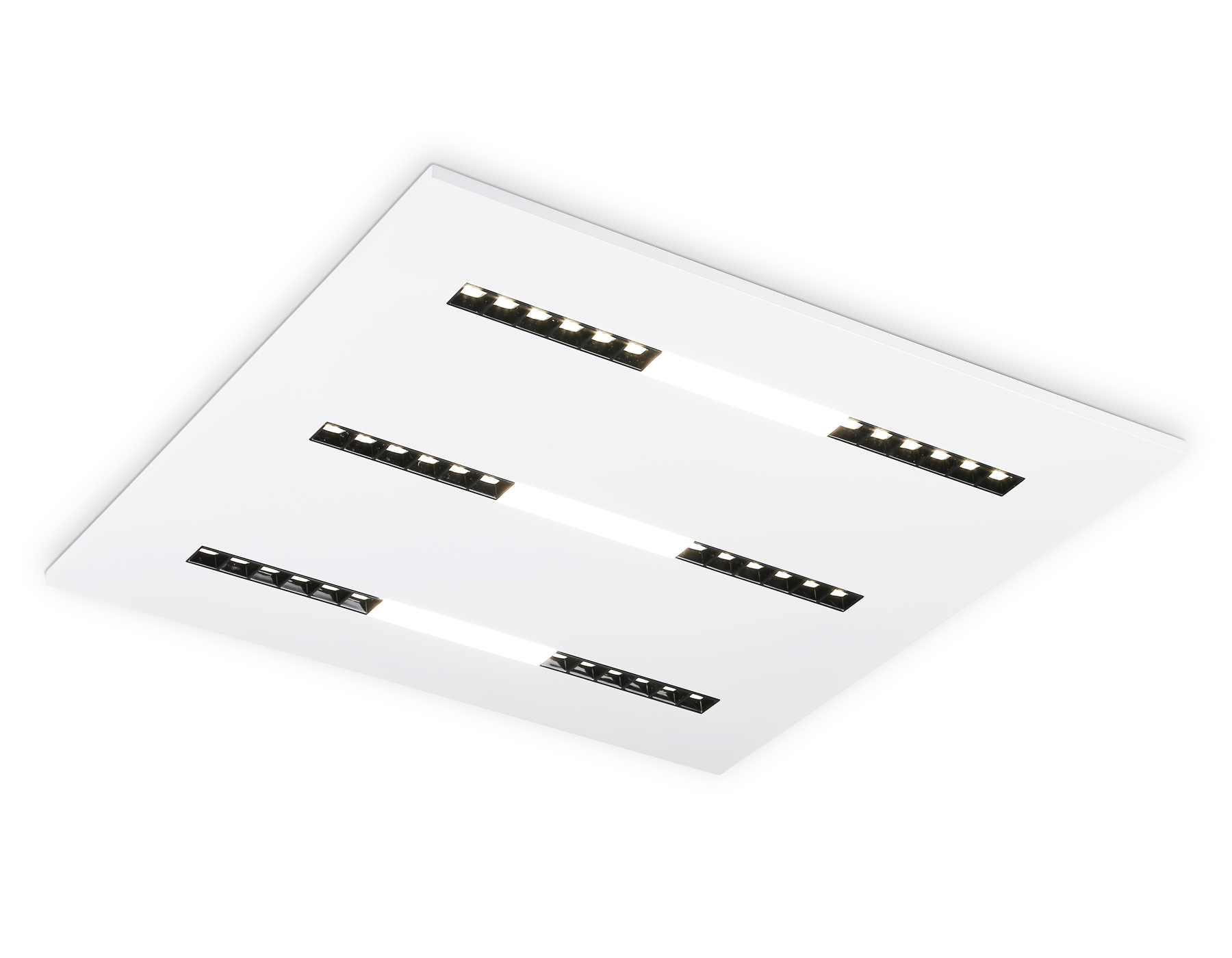 Светодиодная панель в стиле техно DPS1070 WH белый 48W 4000K 175-265V IP20 4080LM 595*595*14 - Viokon.com