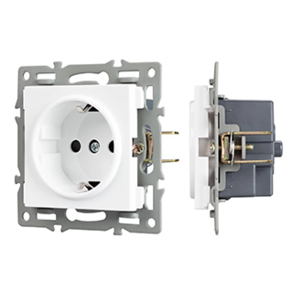 Механизм электрической розетки SCT-MEU1-PL-WH (250V, 16A) (Arlight, -) 043730 - Viokon.com