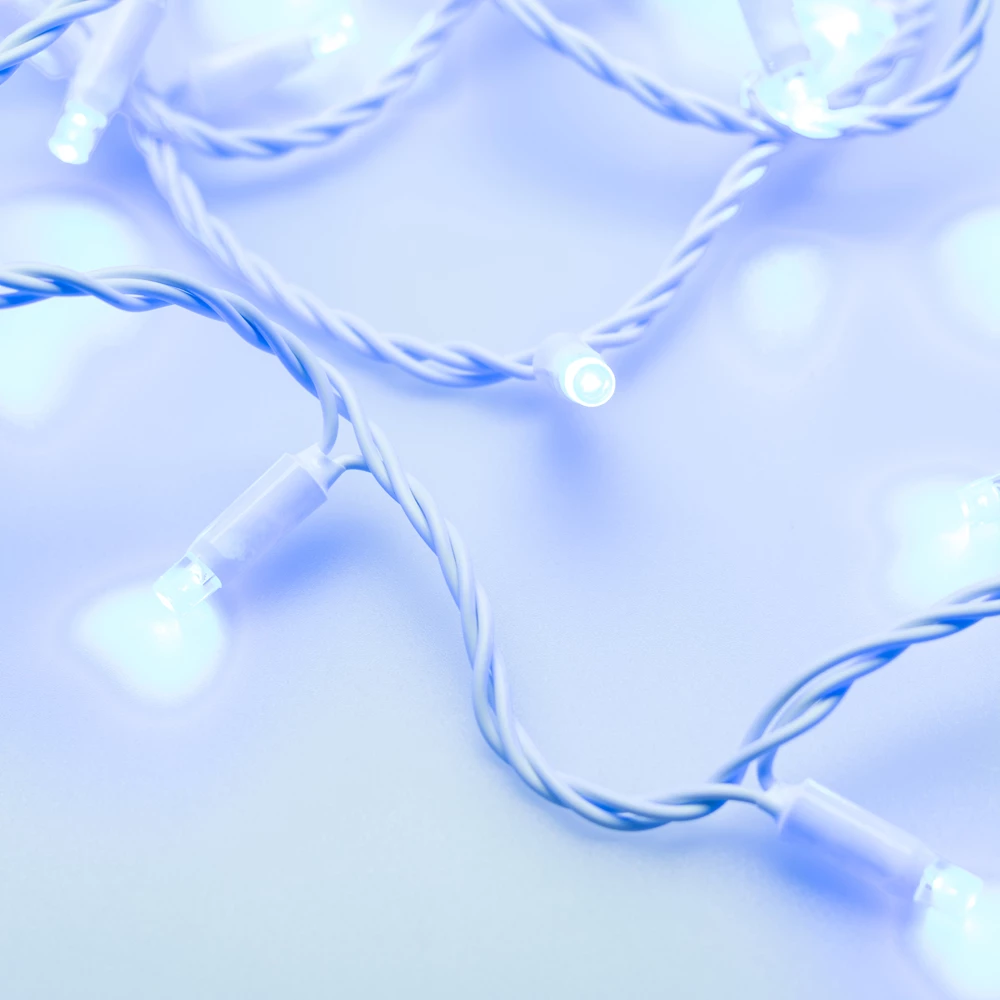 Светодиодная гирлянда ARD-STRING-CLASSIC-10000-WHITE-100LED-STD BLUE (230V, 7W) (Ardecoled, IP65, 1 год) 025817 - Viokon.com