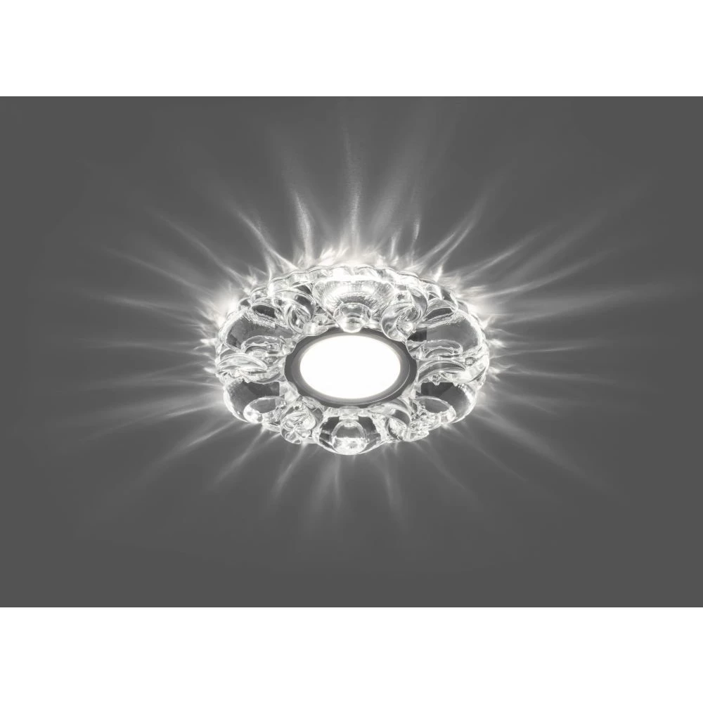Светильник встраиваемый с белой LED подсветкой Feron CD918 потолочный MR16 G5.3 прозрачный (29537) - Viokon.com