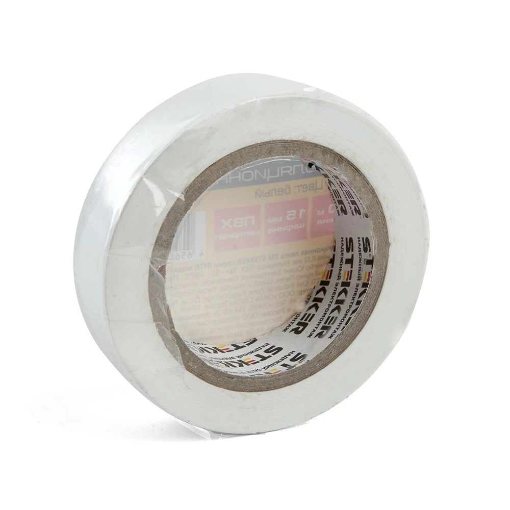 Изоляционная лента STEKKER INTP01315-10 0,13*15 мм. 10 м. зеленый (39901) - Viokon.com