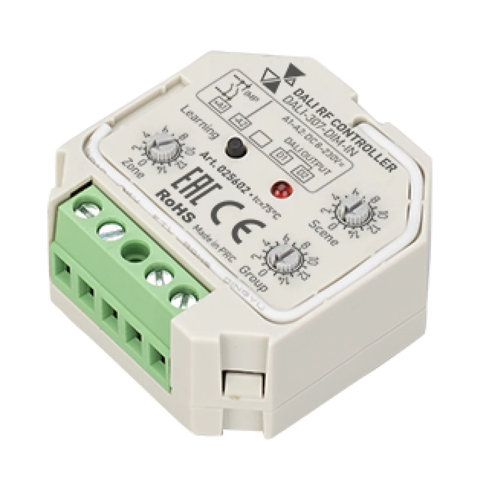 INTELLIGENT ARLIGHT Конвертер RF-сигнала DALI-307-DIM-IN (DALI-BUS, RF, PUSH) (IARL, Пластик) 025602 - Viokon.com