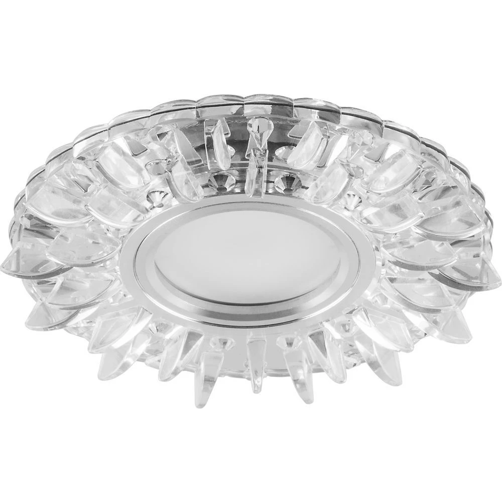 Светильник встраиваемый с белой LED подсветкой Feron CD911 потолочный MR16 G5.3 прозрачный (28894) - Viokon.com