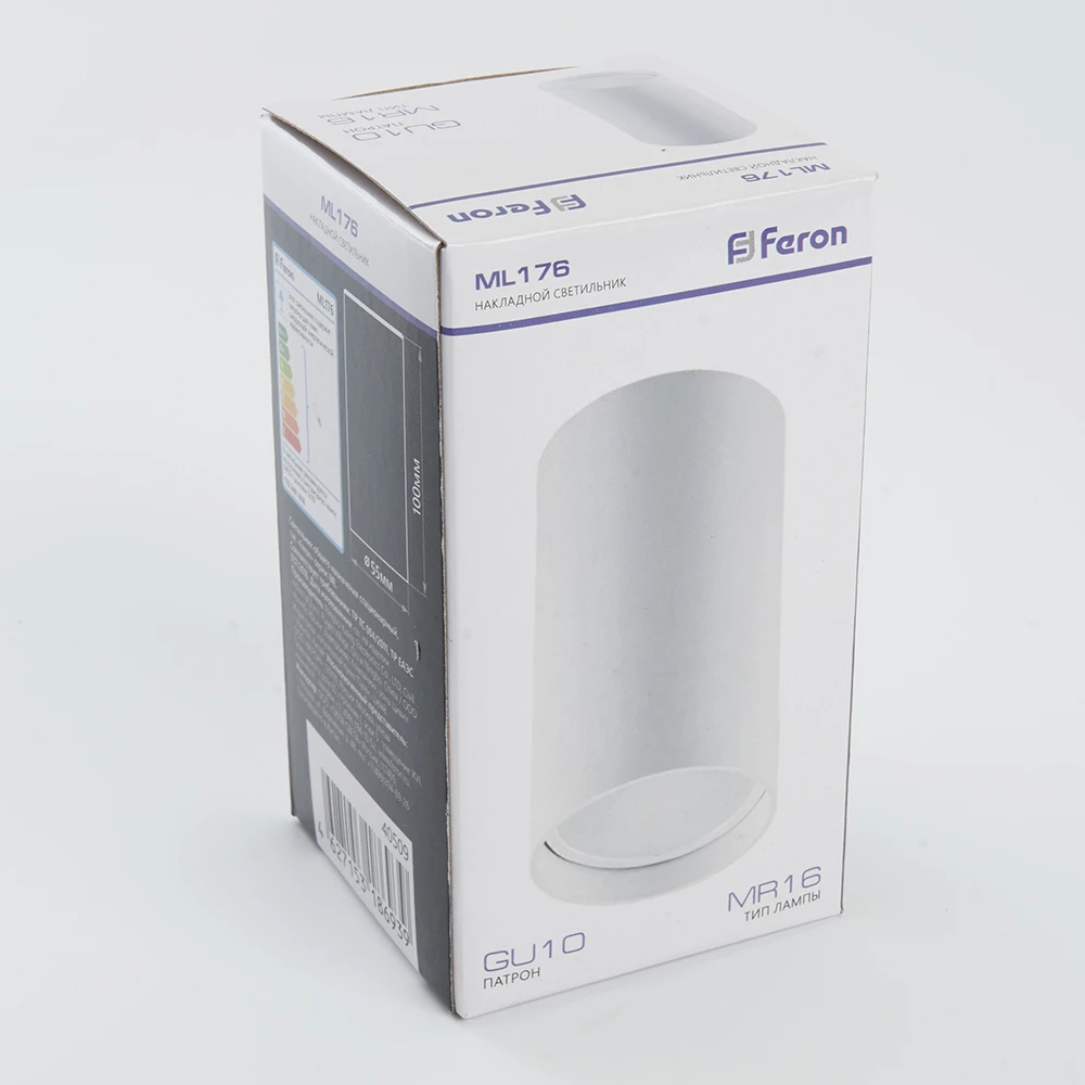 Светильник потолочный Feron ML176 MR16 GU10 35W 230V, белый (40509) - Viokon.com